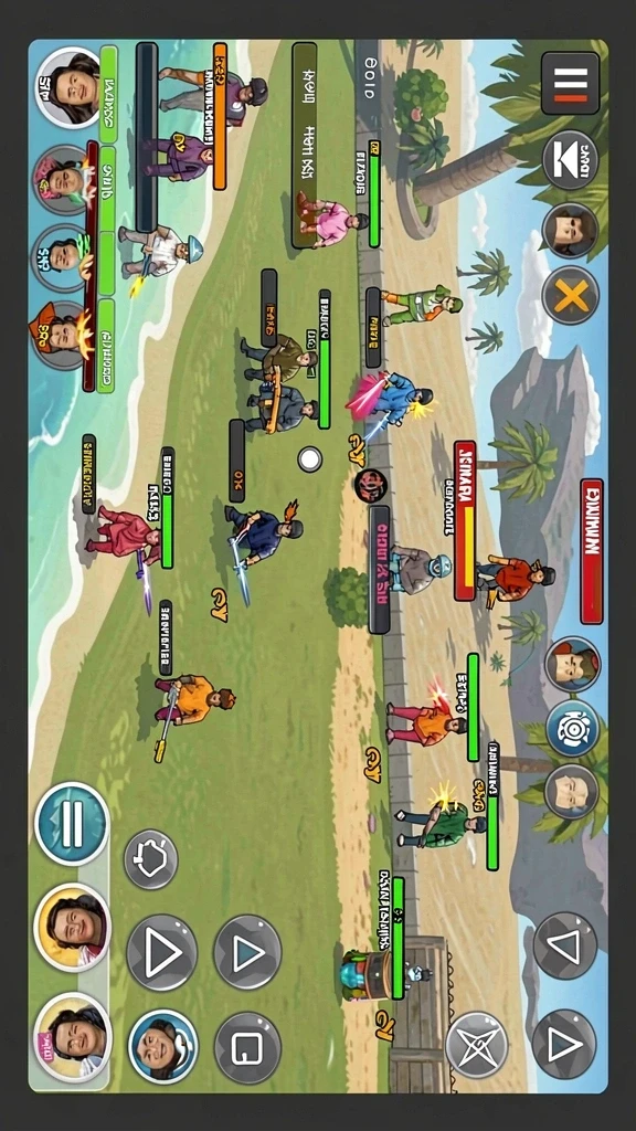 nox123 - Tampilan grafis yang memukau dari lingkungan permainan NOX123.